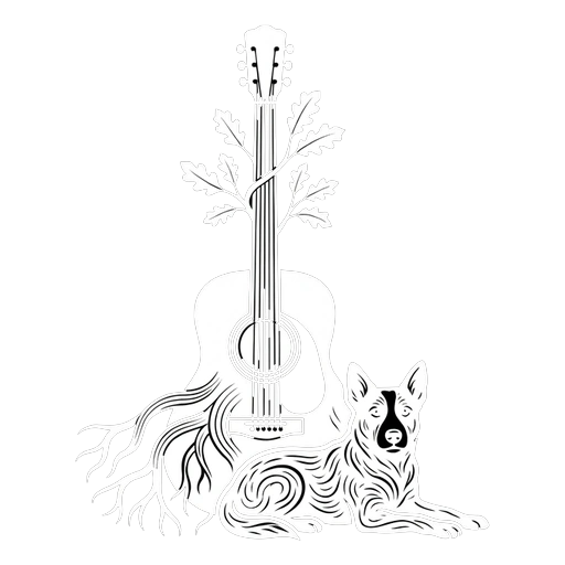 The Shady River Bard emblem